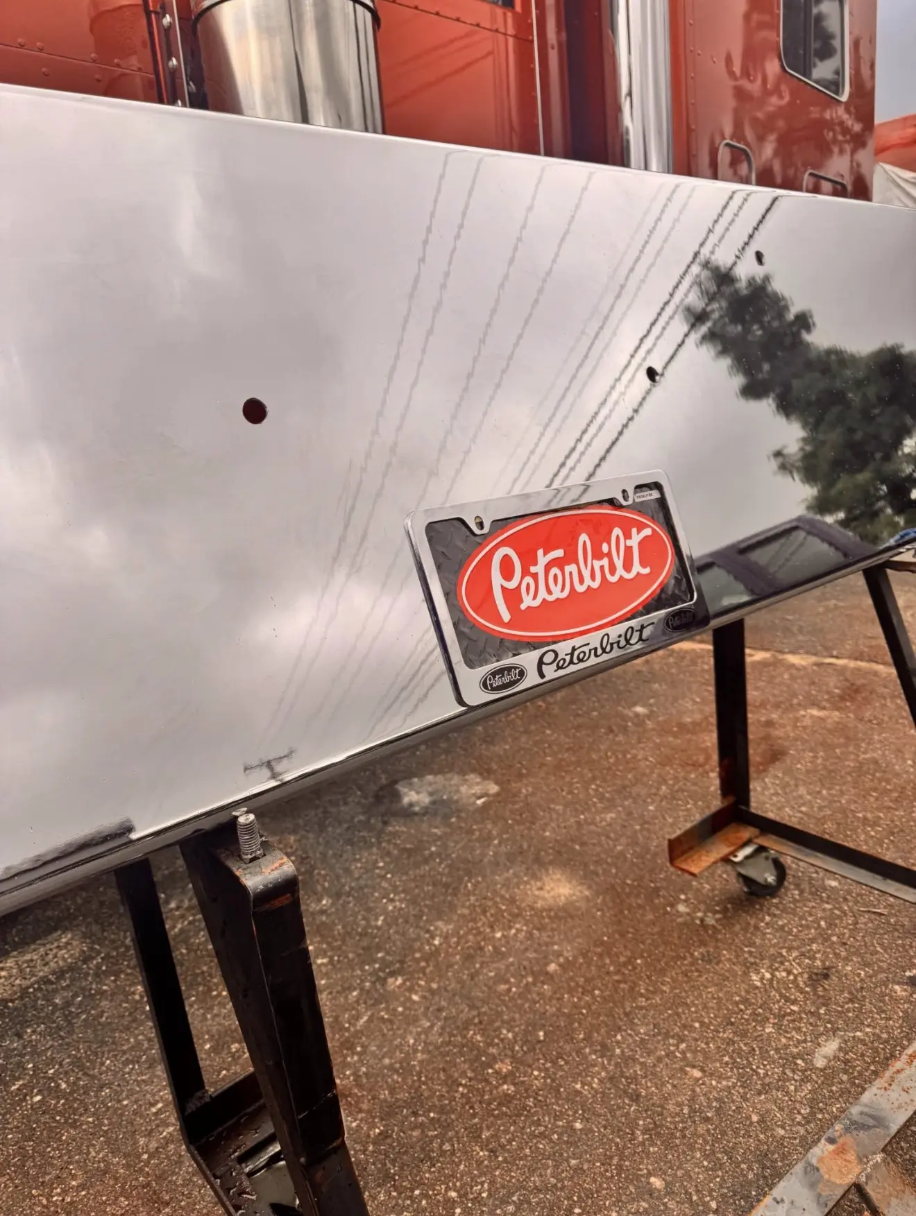 20” miter/eagle chrome bumper