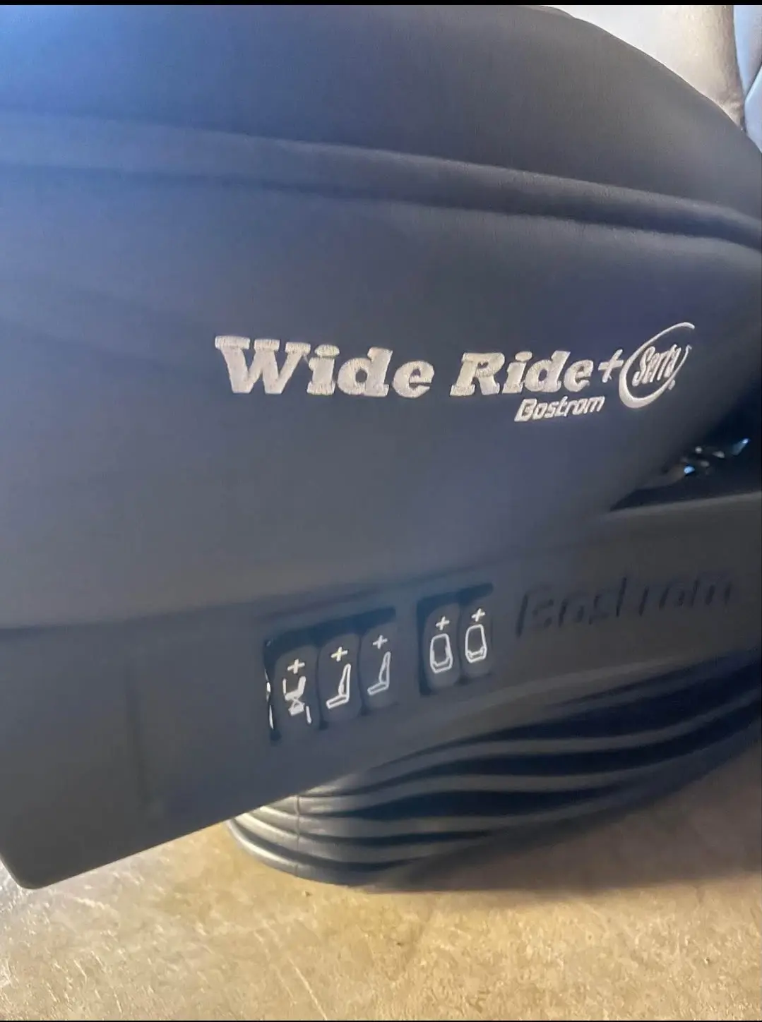 Bostrom seat black leather