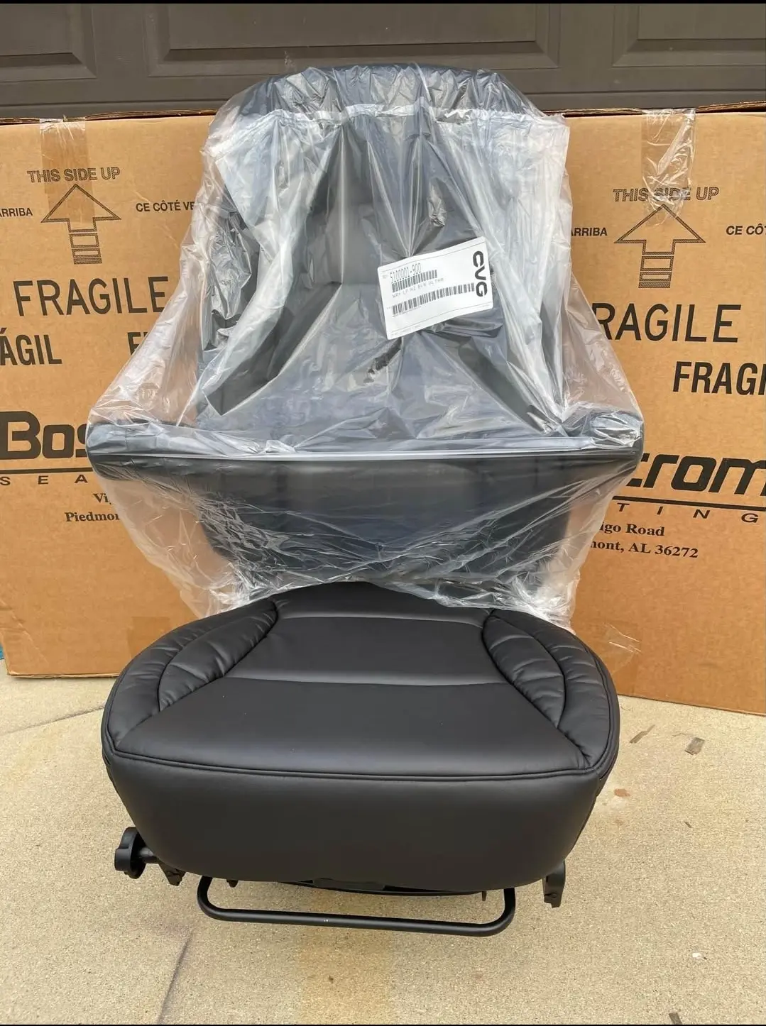 Bostrom new seat black leather