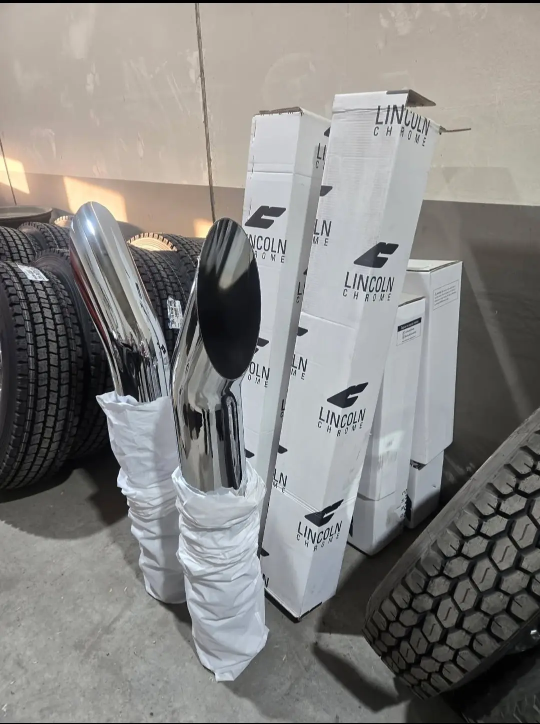 LINCOLN CHROME Exhaust Pipes