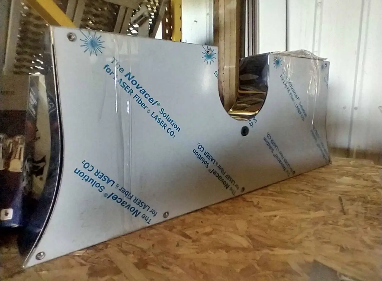 Stainless steel filler panel